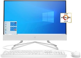 HP 22 All-in-One PC, AMD Athlon Gold 3150U Processor, 4 GB RAM, 256 GB SSD, Full - £604.29 GBP