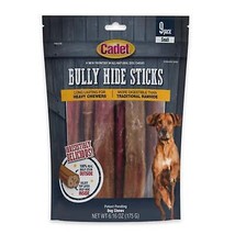 Cadet Bully Hide Sticks All-Natural Dog Chews Small Stick, 1ea/9 ct - £26.86 GBP