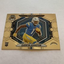 2023 Panini Mosaic #ND-16 Quentin Johnson Rc Nfl Debut Chargers - £1.55 GBP