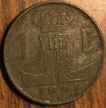 1941 Belgium 1 Franc Coin - £1.49 GBP