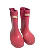 Hunter Girls Boots Girls Size 9 Pink Rain Boots Rubber - $21.78