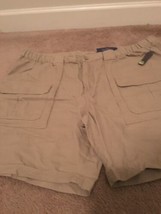 Croft &amp; Barrow Flat Front Shorts Pockets Casual Men&#39;s Size 48  - $39.60