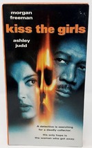 Kiss the Girls (VHS, 1998) Thriller Noir Morgan Freeman Ashley Judd Alex Cross - £2.81 GBP