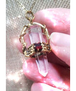 HAUNTED NECKLACE SACRED CRYSTAL FLAME AMULET HIGHEST LIGHT COLLECTION MA... - $707.77