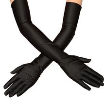 Long Glove Thin Elasticity Solid Elegant Party Gloves - £16.86 GBP
