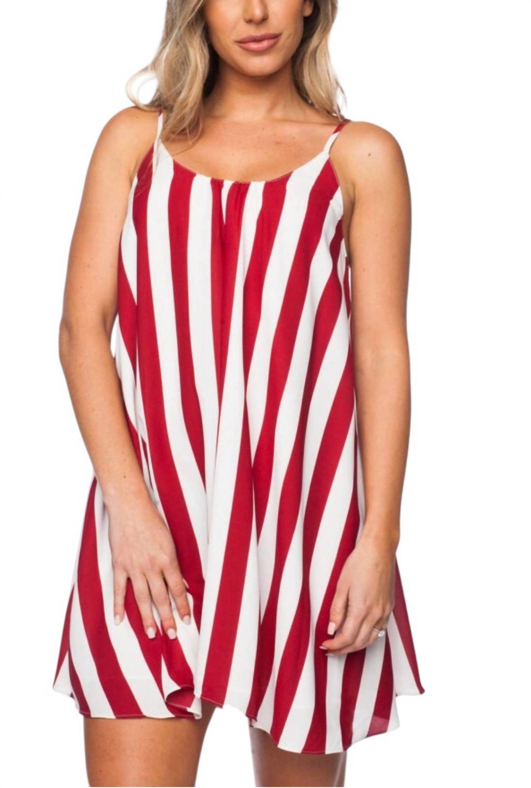 Buddylove bonita crimson stripe in Red/White