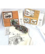  2  Needlework Embroidery Kits 0313 Old Wagon 0335 Birch Hill Farm 12x16... - £24.30 GBP