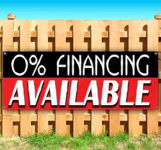 0% FINANCING AVAILABLE SCRATCH &amp; DENT Advertising Vinyl Banner Flag Sign... - $8.11