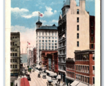 Main Street View North From Fifth Ave Cincinnati Ohio OH WB Postcard H21 - $2.92