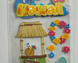 Recollections Dimensional 3D Stickers Hawaii Tiki Hut Surf Board 9 Pieces - £7.14 GBP