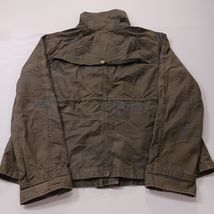 Tommy RN#77806 Women's Green Front Zipper & Buttons Jacket Pockets Size XL image 2