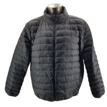 Saddlebred Down Puffer Jacket Mens Lightweight  Black Packable Hiking  s... - $35.43