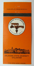 Oklahoma State University Stillwater Student Union 30 Strike Matchbook Cover OK - £1.39 GBP