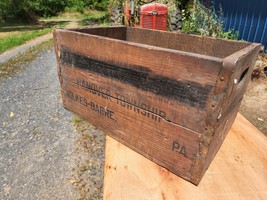 Stegmaier Bros Inc Wood Beer Crate/Box Hanover Township Wilkes-Barre, PA  - £78.30 GBP