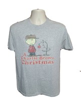 Peanuts A Charlie Brown Christmas Adult Medium Gray TShirt - $332.91 MXN