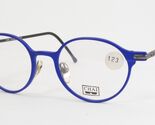 Vintage CHAI L 04 f.8 Indigo Blue /Grey UNIQUE RARE EYEGLASSES FRAME 47-... - $96.38