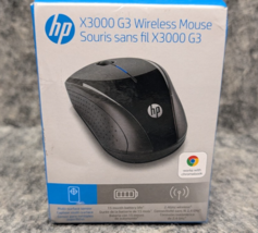 HP - X3000 G3 Wireless Optical Ambidextrous Mouse - Wireless - Jet Black... - $7.99