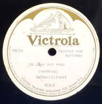 12&quot; Nellie Melba &amp; Charles Gilibert (French) 78 VICTOR Special Pressing ... - £23.18 GBP