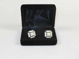 Men J.Valintin Cufflinks by Vitorofolo for French Cuff Shirt V35-22 White Silver image 3