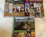 Exploring World History Books 1 And 2, And in Their Own Words My Father&#39;... - $55.81