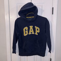 GAP Spell-out Kids Hoodie Youth sz M (8) ? Sewn Faded - $24.74