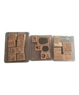 Lot Of 3 Stampin Up Halloween Stamps Booglie Eyes Carved &amp; Candlelit Hau... - $29.99