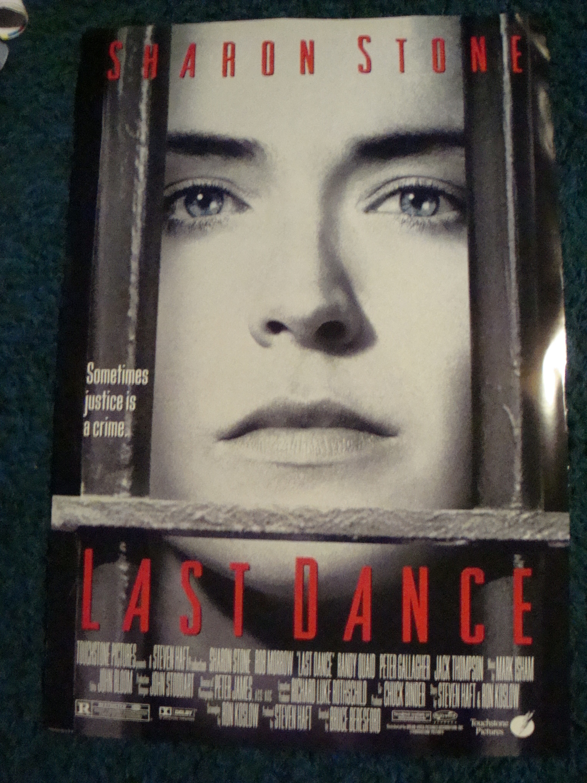 LAST DANCE - MOVIE POSTER WITH SHARON STONE - $20.00