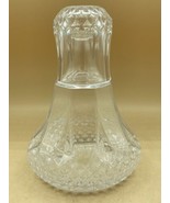 Cristal d’Arques Lead Crystal Tumble Up Nightstand Carafe Pitcher 8.5” - £80.95 GBP