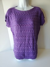 Lauren Ralph Lauren Womens Sweater Vest Small Purple - $14.84