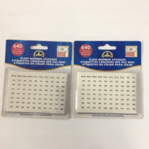 2 DMC Floss Number Stickers 640 Labels per package 6103 - £8.70 GBP