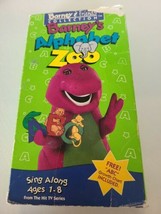 Barney - Barney&#39;s Alphabet Zoo Sing Along TV Series VHS Video Collection - $11.58