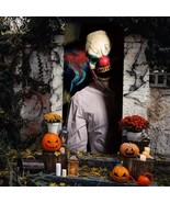 Evil Clown Ghost Door Cover Halloween Door Decorations 79 X 35 Inches Sc... - £19.67 GBP