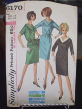 Simplicity 6170 Misses One or Two Piece Dress Pattern - Size 14 Bust 34 Waist 26 - £9.15 GBP