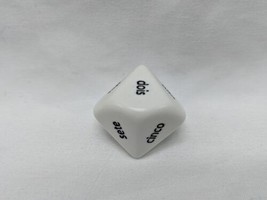 Koplow Games White D10 Spanish Word Numbers Dice - £5.43 GBP
