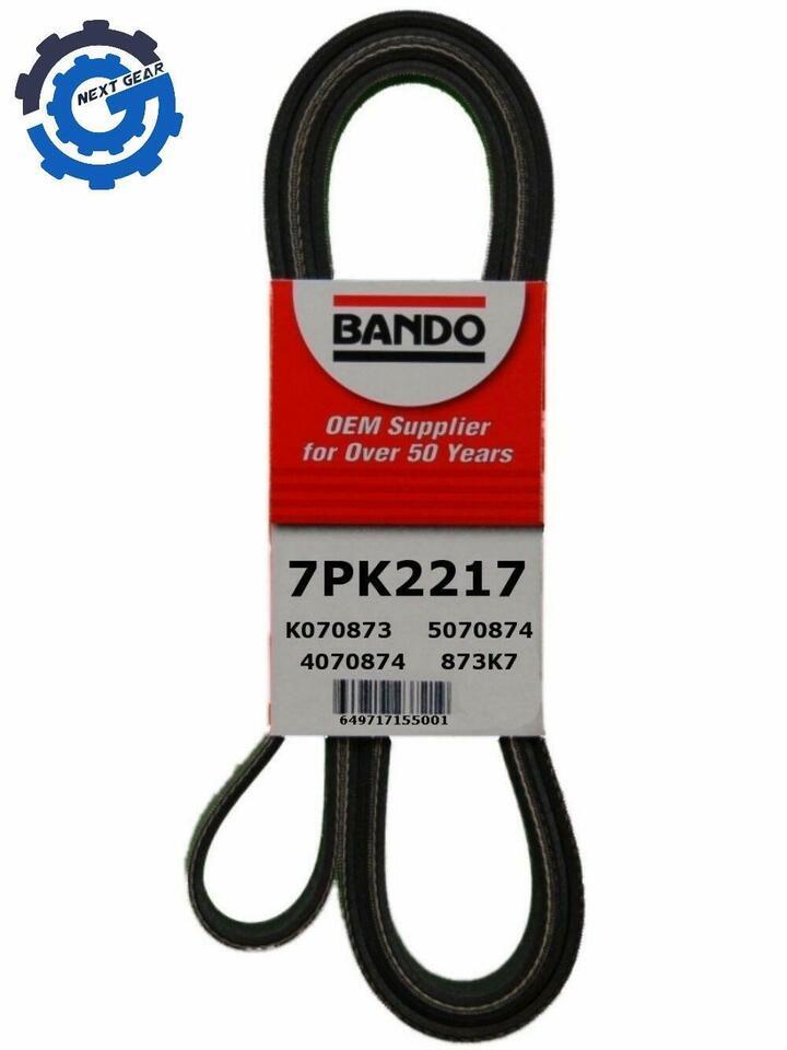 7PK2217 New BANDO Serpentine Belt for 2005-2017 Nissan Frontier Pathfinder NV - $18.65