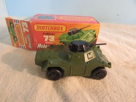 Vintage Matchbox -ROLA Matics Weasel Armed Forces Tank #73 W/Orig. Box Lesney - £18.09 GBP