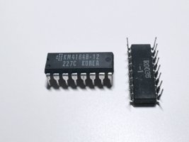 2PCS KM4164B-12 SAMSUNG 64Kbit DRAM 64K x 1-bit Dynamic RAM 120ns DIP-16... - $5.00