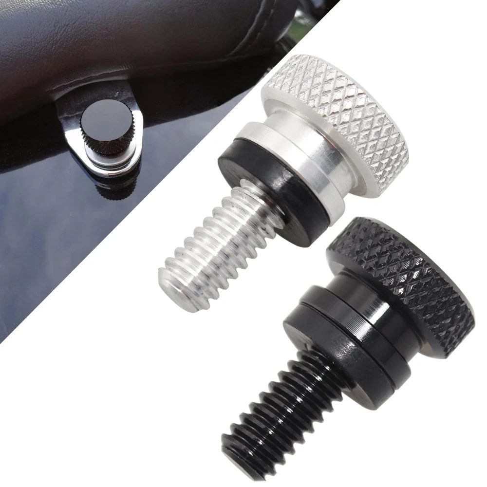 1/4&quot; Mini Rear Fender Passenger Seat Bolt Tab Screw For Harley Sportster XL 883 - £9.66 GBP