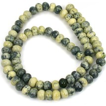 One Strand Of Yellow Turquoise Rondelle Beads Great For Beading, Craft Projects, - £7.86 GBP