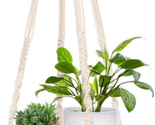 Macrame Plant Shelf Hangers-Indoor Hanging Planter Decorative Pot Holder... - $33.50