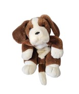 Mango Teddy Bear Co.  Brown White Puppy 17” Plush Backpack Adjustable Vi... - $52.11 CAD