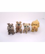 Lot of 4 Vintage Flocked Rubber Dog &amp; Cat Toy Figures - €12,89 EUR
