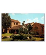 Will Roges Memorial Statue Claremore Oklahoma OK UNP Chrome Postcard XB6 - $71.48 MXN
