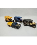 Lot Of (4) Unbranded Village Toy Cars Ice Cream Milk Load General Stores - $13.59 CAD
