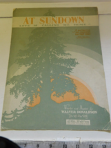 At Sundown - Love is Calling Me Home  - Vintage Sheet Musicc 1927 Fox Trot - $7.91