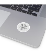 Blank Round Water Resistant Vinyl Stickers - Customizable for Outdoor or... - £7.29 GBP+