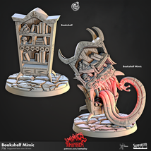 3D Printed Cast n Play Book Shelf Mimic Mimics Mayhem Set 28mm 32mm D&amp;D - $9.80+