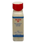 Hyland&#39;s Silicea 6X, 500 Tablets Skin Eruptions Brittle Hair Nails USA Made - $63.13 CAD