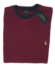 NEW Polo Ralph Lauren Sweatshirt! Navy &amp; Red or Black &amp; White Striped  M... - £29.67 GBP