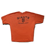 MLB San Francisco Giants Orange Short Sleeve Tee Shirt  3 XL Official NWT - £15.17 GBP